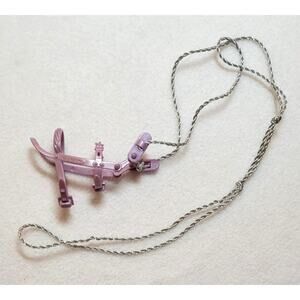 Purple Horse Harness Halter 17” Silver Rope Reins 50309 2129‑03 Toy Accessory